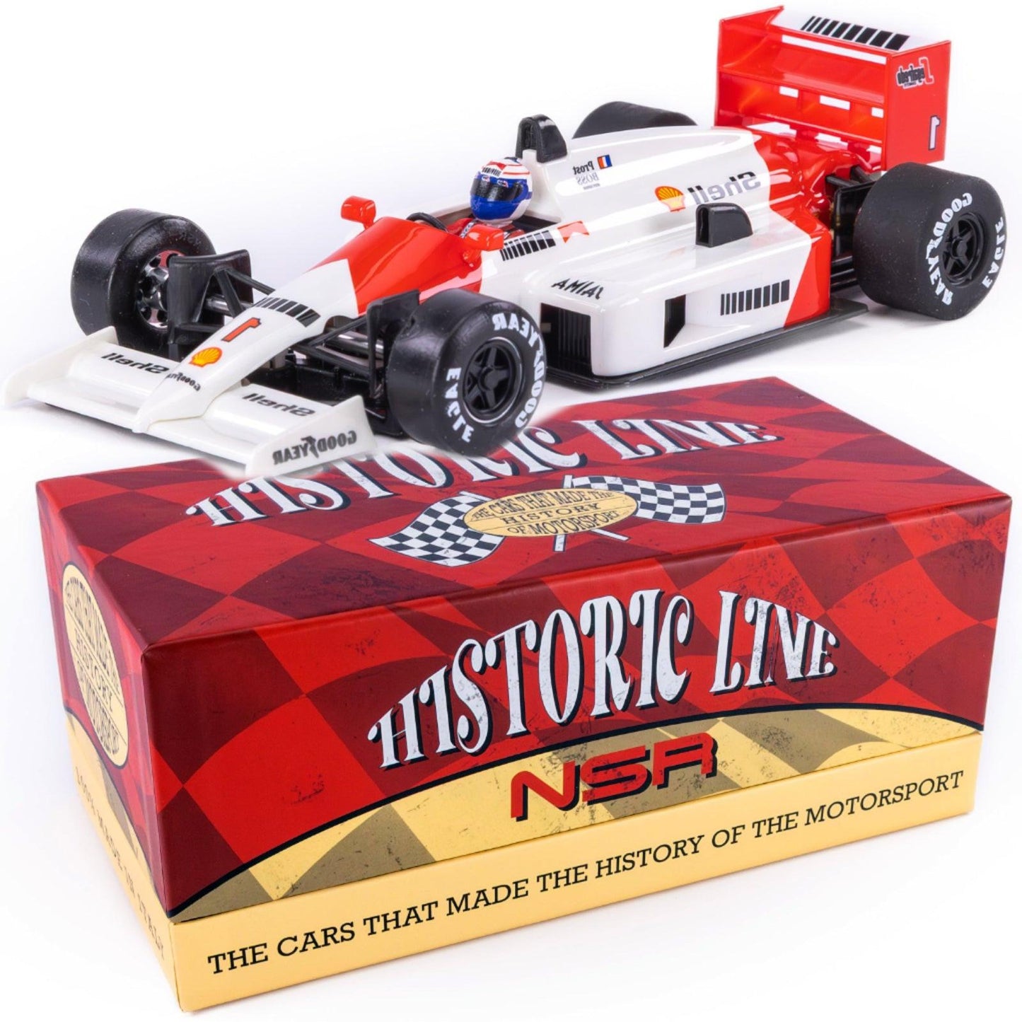 NSR Formula 86/89 MP4/2 Estoril 1986 Alain Prost Historic Line HL11 1/32 Slot Car