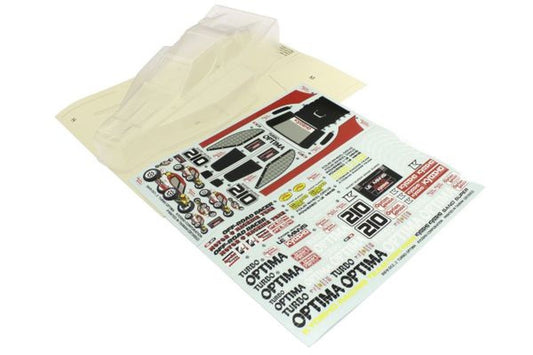 Kyosho OTB248C Turbo Optima Gold Buggy Body Set (Clear).