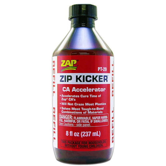 ZAP PAAPT29 Glue ZAP Zip Kicker Refill 8 oz - PowerHobby