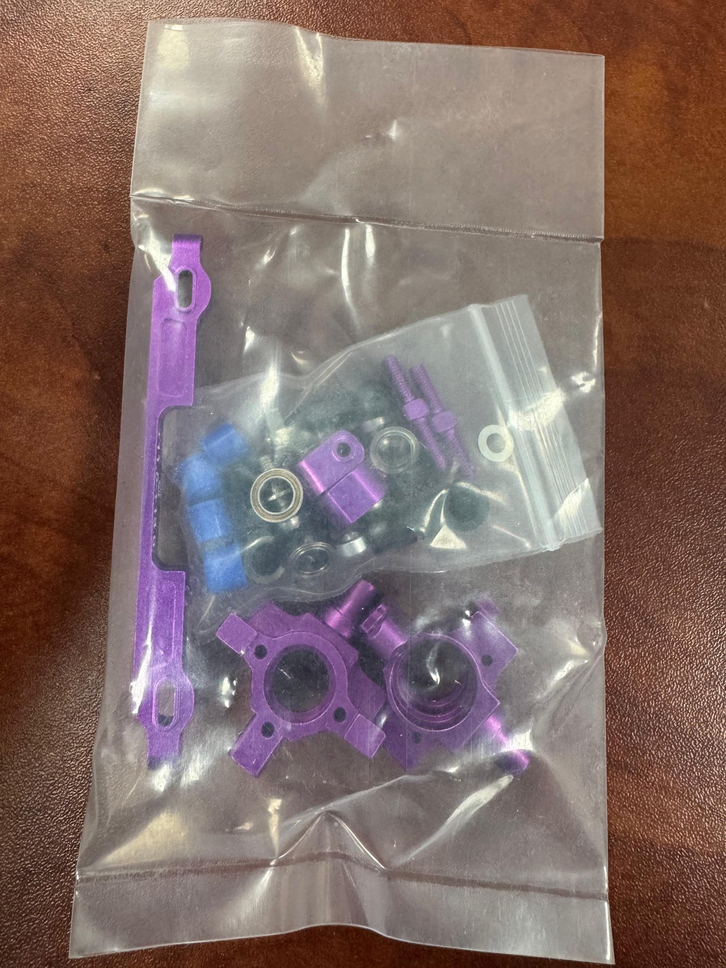 Powerhobby Aluminum TMB Rear Hubs Set Purple MST RMX 2.5