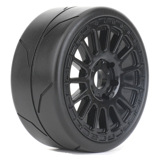 Powerhobby 1/8 GT QUICKER Belted Mounted Tires 17mm Ultra Soft