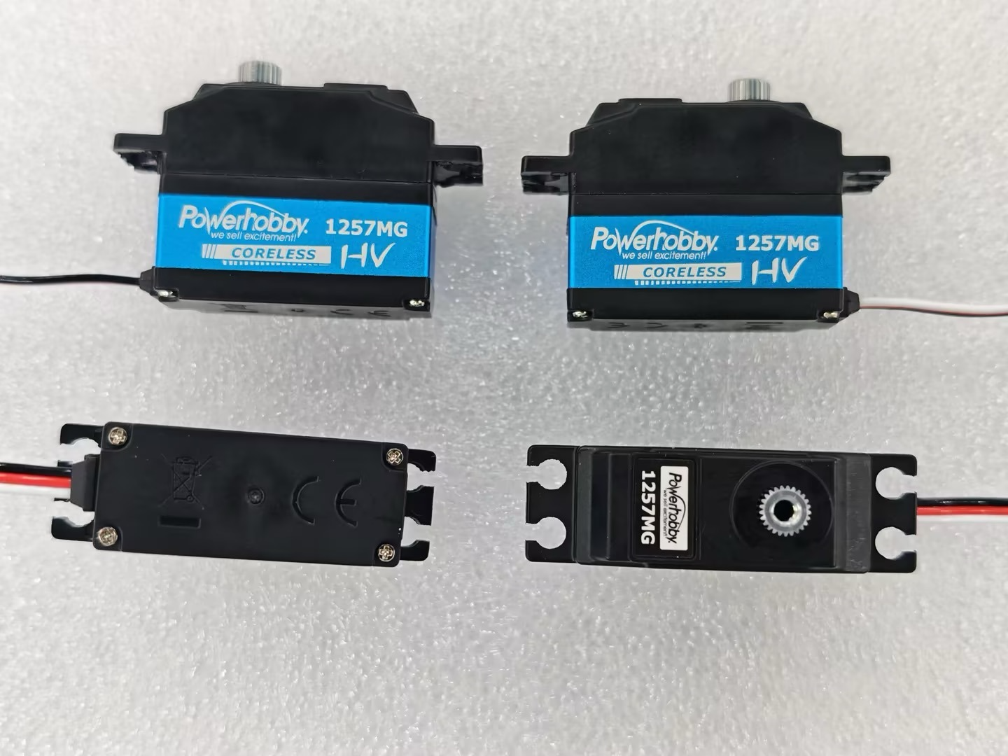 Powerhobby 1257MG 1/12 Mini Size High Voltage Digital Corless