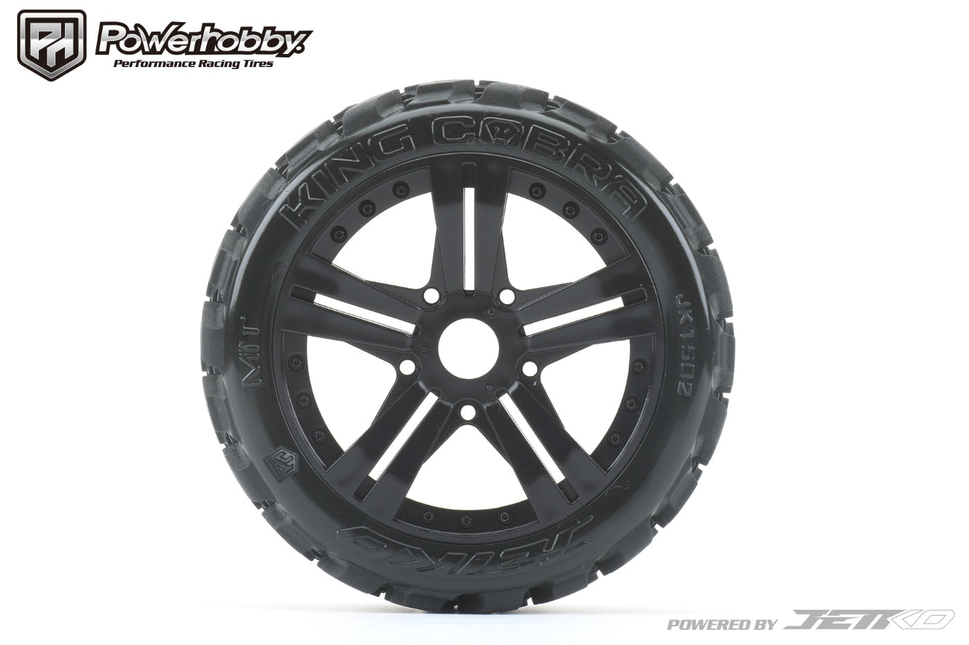 Powerhobby 1/8 Buggy King Cobra Tires Mounted 17MM Claw Wheels - PowerHobby