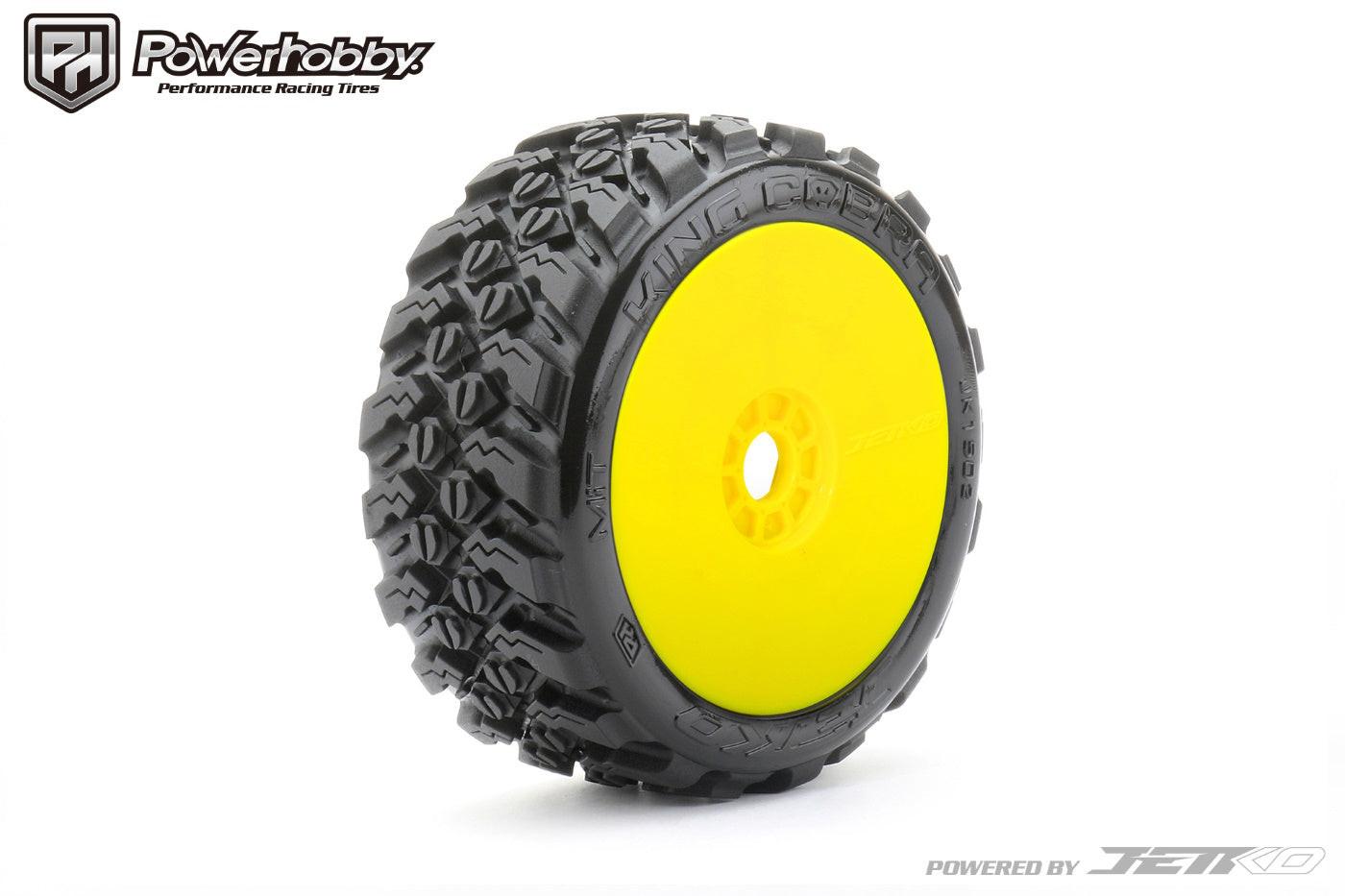 Pneus Powerhobby 1/8 SMT 4.0 Wasteland Belted - 4 Pneus Montés - Neufs