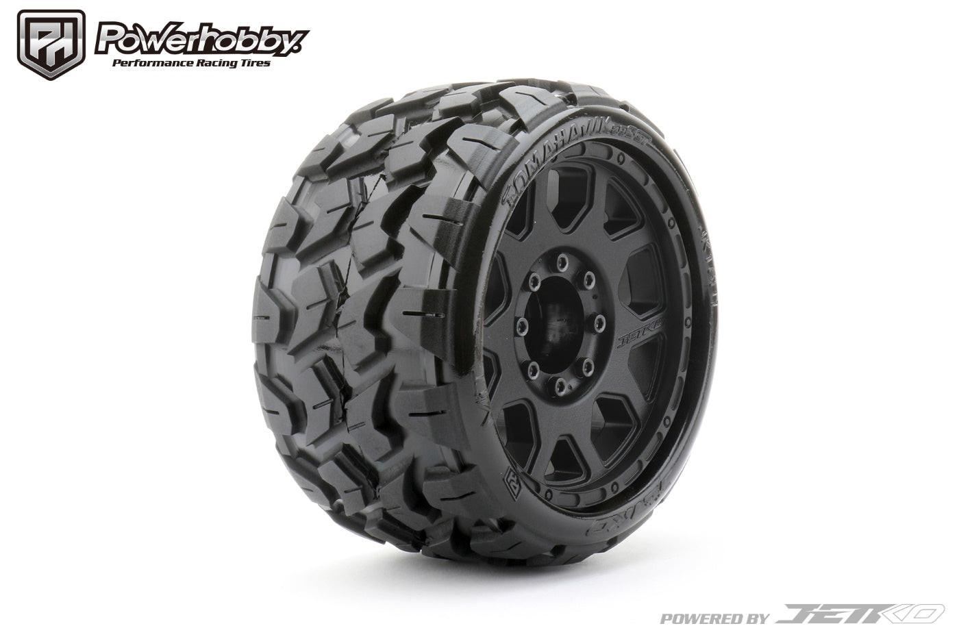 Powerhobby Pneumatici Montati 1/8 SGT 3.8 Super Sonic Belted – 4 Pezzi, 17mm, 1/2 Offset, Nuovi