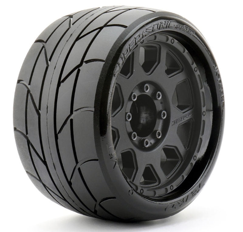 Powerhobby 1/8 SGT 3.8 Super Sonic Belted Mounted Tires w Removable Hex Wheels (2) - PowerHobby