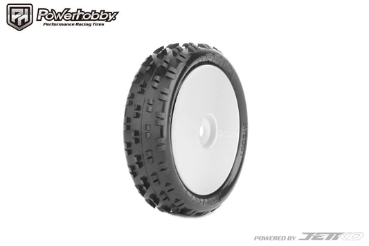 Powerhobby Arena 1/10 2WD Front Buggy Carpet Mounted Tires Soft White - PowerHobby