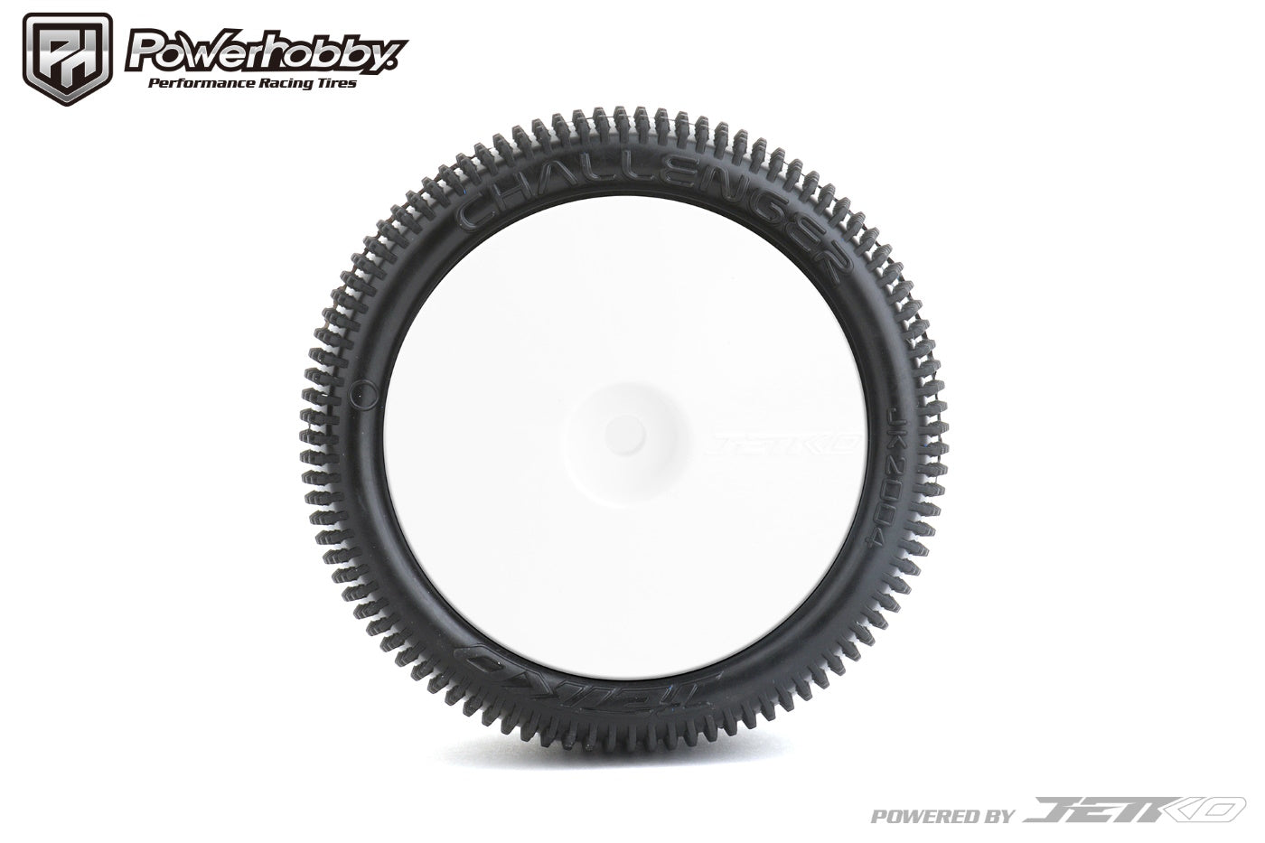 Powerhobby Challenger 1/10 2WD / 4WD Buggy Rear Carpet Mounted Tires Super Soft White - PowerHobby