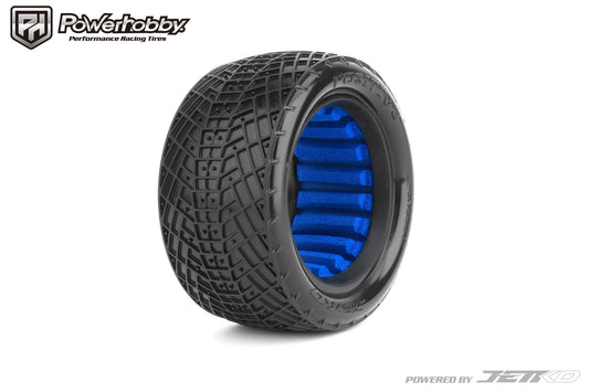 Powerhobby Positive 1/10 2WD / 4WD Buggy Rear Clay Tires Medium Soft - PowerHobby