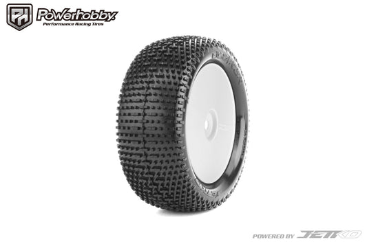 Powerhobby Desirer 1/10 4WD Front Buggy Clay Tires Mound White Medium Soft.