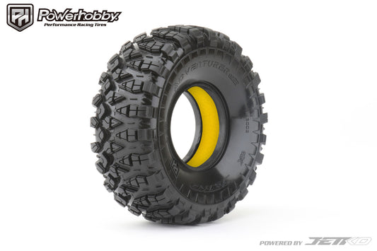 Powerhobby 1/10 1.9" Crawler Adventurer Tires Ultra Soft Yellow (2) - PowerHobby