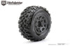Powerhobby King Cobra 1/10 SC Belted Tires (2) with Removable Hex Wheels