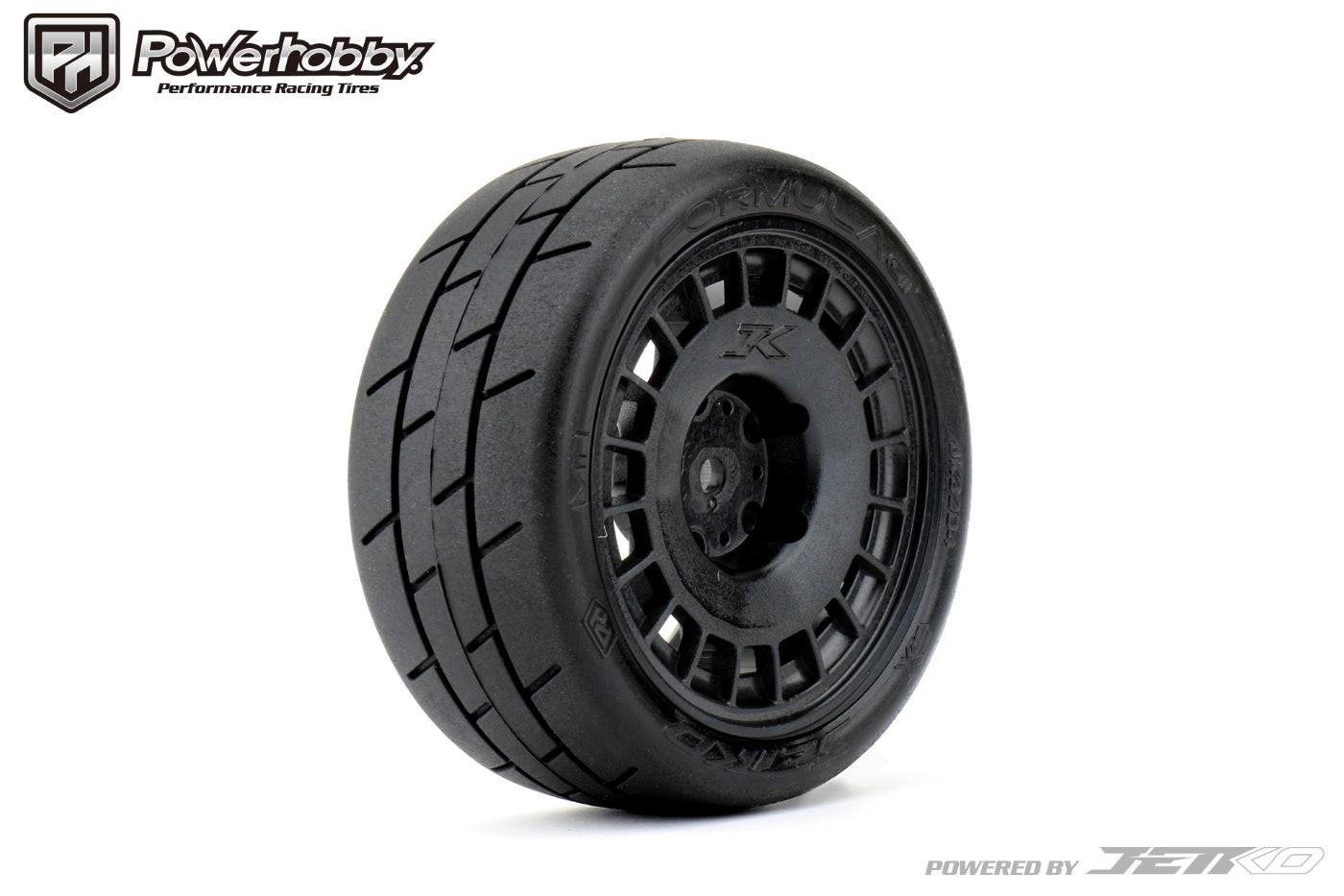 Radial Rims Powerhobby 1/10 Rally Car Formula Mounted Tires / Radial Wheels (4 ...
