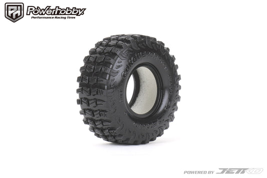 Powerhobby Conqueror 1.0” Micro Crawler Tires 1/24 Rock Crawler Axial SCX24.