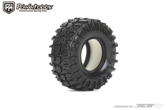 Powerhobby Raider 1.0” Micro Crawler Tires 1/24 Rock Crawler Axial SCX24.