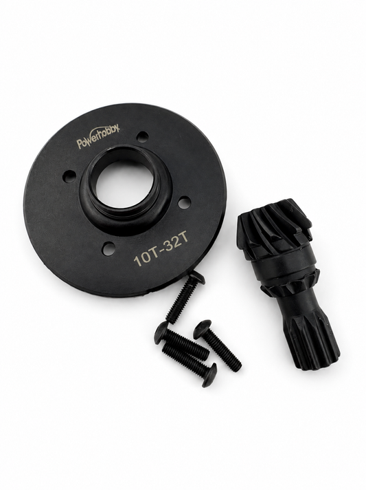 Powerhobby 32T / 10T Rear Differential Steel Gears FOR Traxxas X-Maxx
