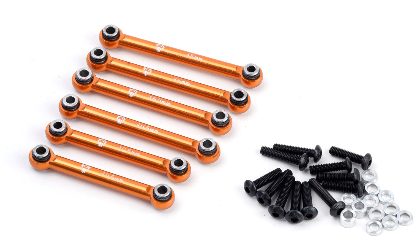 Powerhobby Aluminum Tie Rod Set Hpi RS4 Sport 3 Orange | PowerHobby