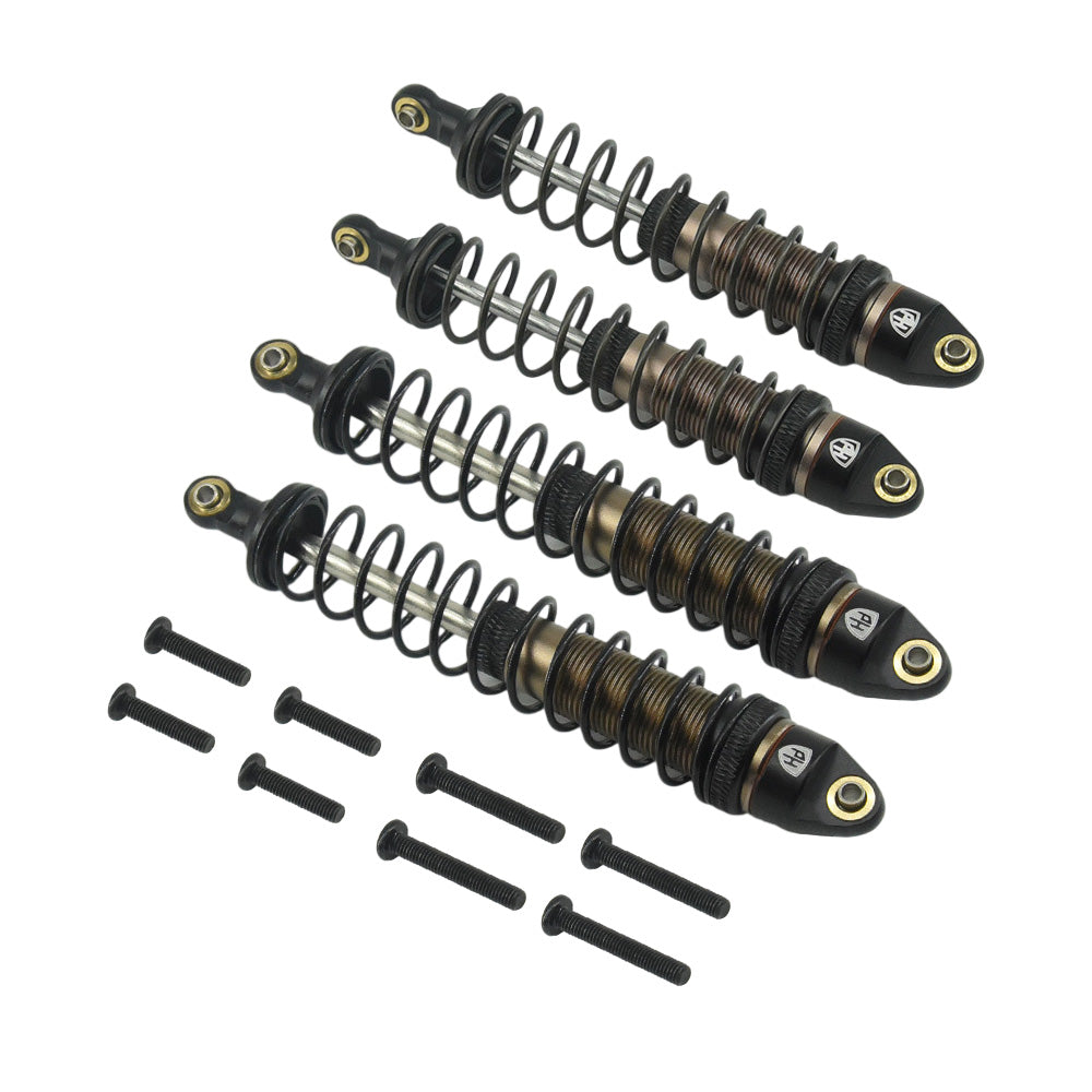 Powerhobby Aluminum Shocks (4) Arrma 3s Seton / Big Rock / Granite / Typhon Bronze - PowerHobby