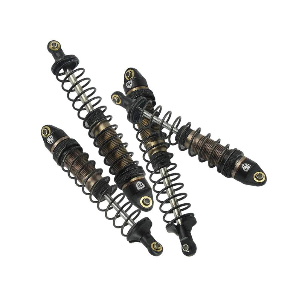 Powerhobby Aluminum Shocks (4) Arrma 3s Seton / Big Rock / Granite / Typhon Bronze - PowerHobby