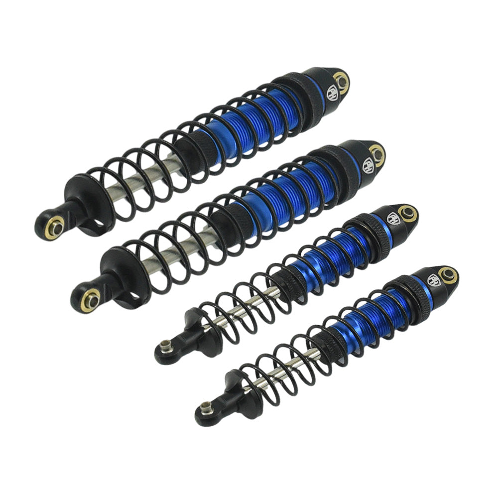 Powerhobby Aluminum Shocks (4) Arrma 3s Seton / Big Rock / Granite / Typhon Blue - PowerHobby