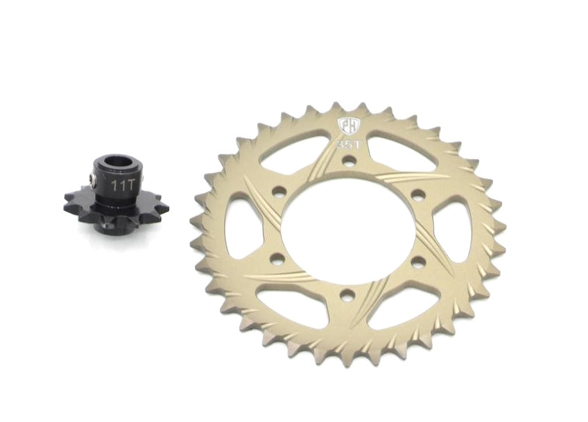 Powerhobby Losi Promoto MX Aluminum Speed Run Sprocket Set - PowerHobby