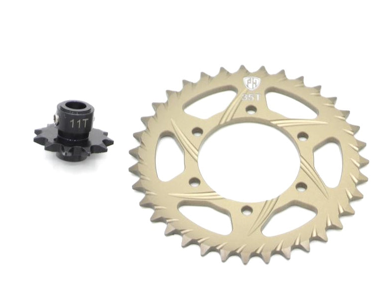 Powerhobby Losi Promoto MX Aluminum Speed Run Sprocket Set - PowerHobby