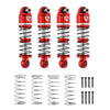 Powerhobby 34mm 1/24 Big Bore Scale Shocks (4) Axial 1/24 SCX24 Red