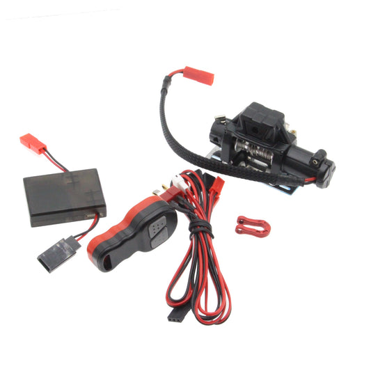 Electric Winch & Remote Controller FOR 1:10 RC TRX4 Axial SCX10 II Redcat.