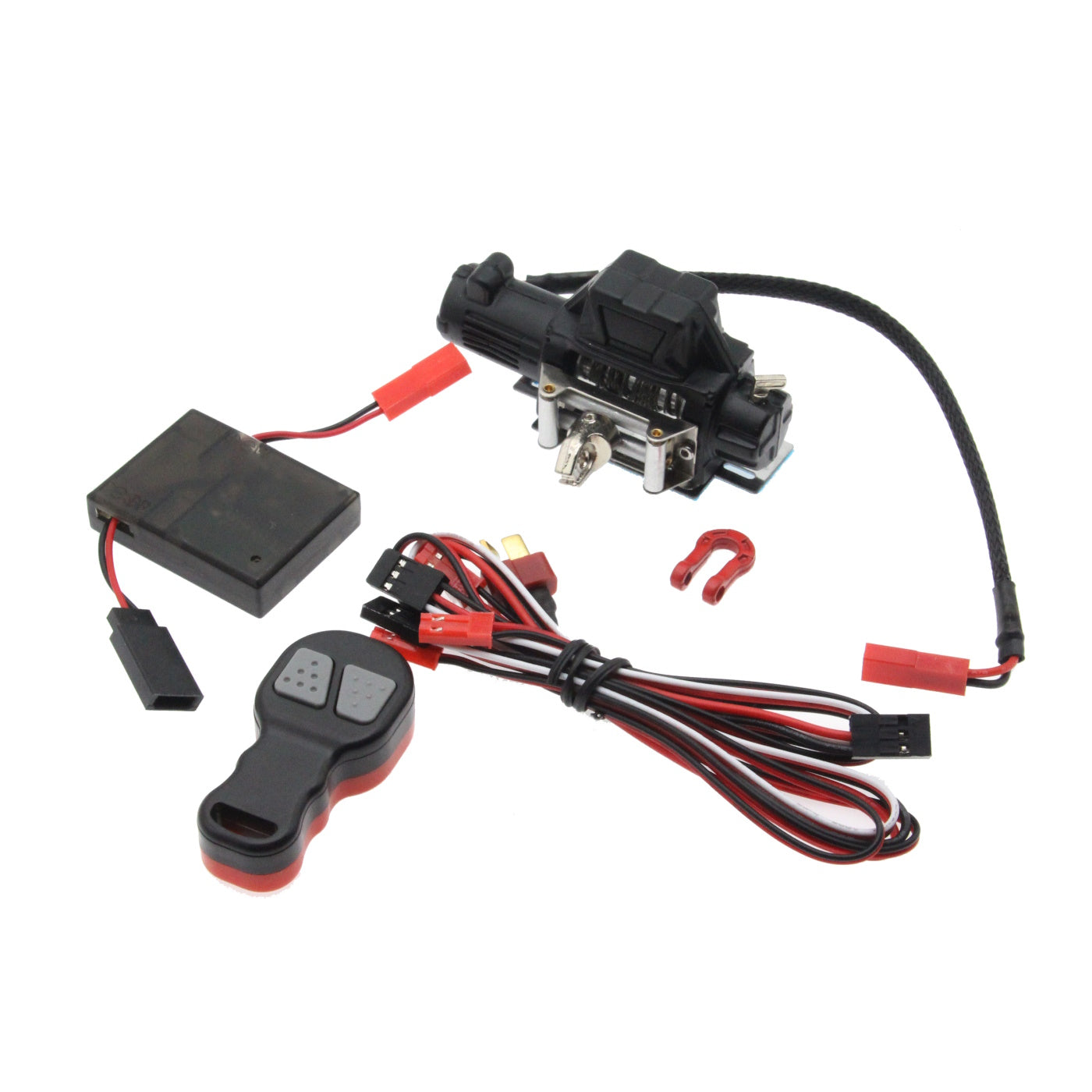 Electric Winch & Remote Controller FOR 1:10 RC TRX4 Axial SCX10 II Redcat.