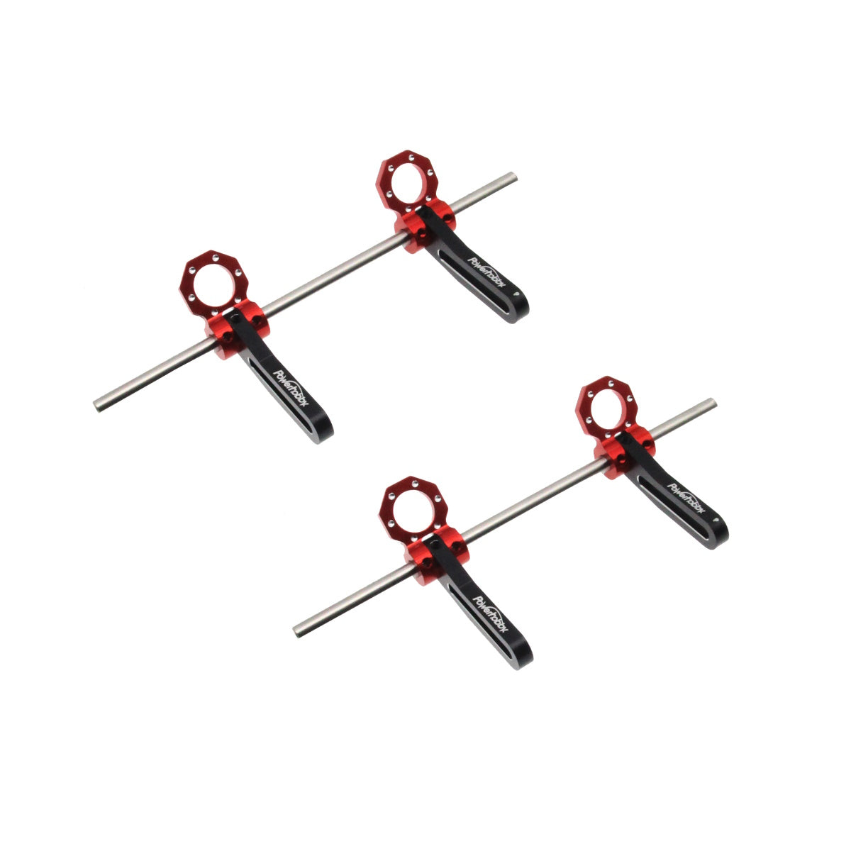 Powerhobby Aluminum Adjustable Front Rear Fairlead  Bumpers 1/10 Rock Crawler - PowerHobby