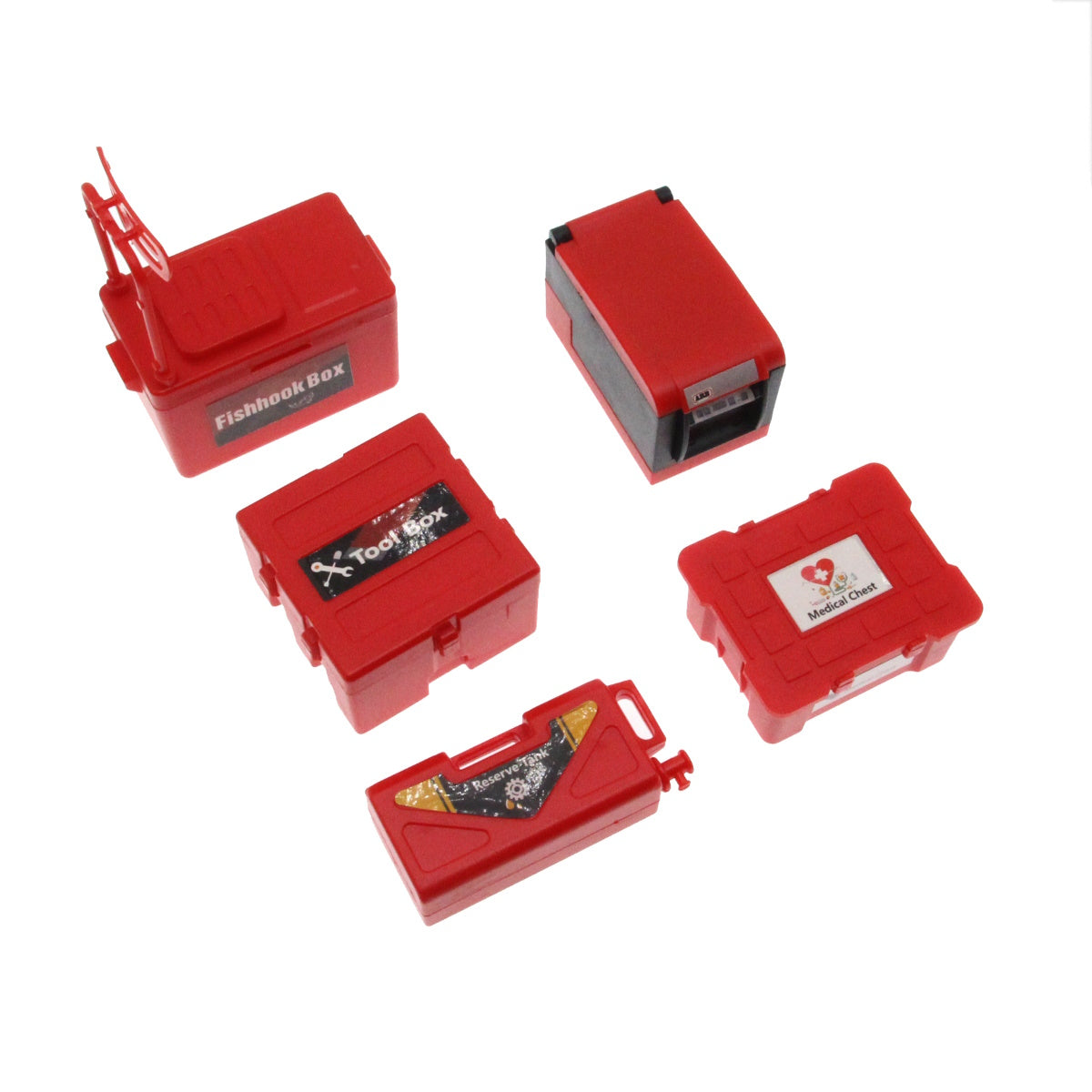 Powerhobby 5PC 1/10 Crawler Accessories RED - PowerHobby