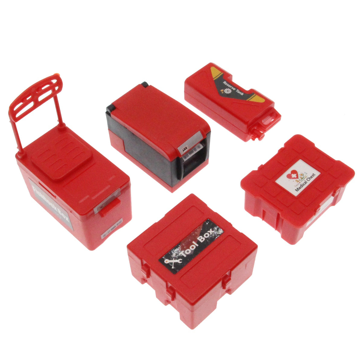 Powerhobby 5PC 1/10 Crawler Accessories RED - PowerHobby