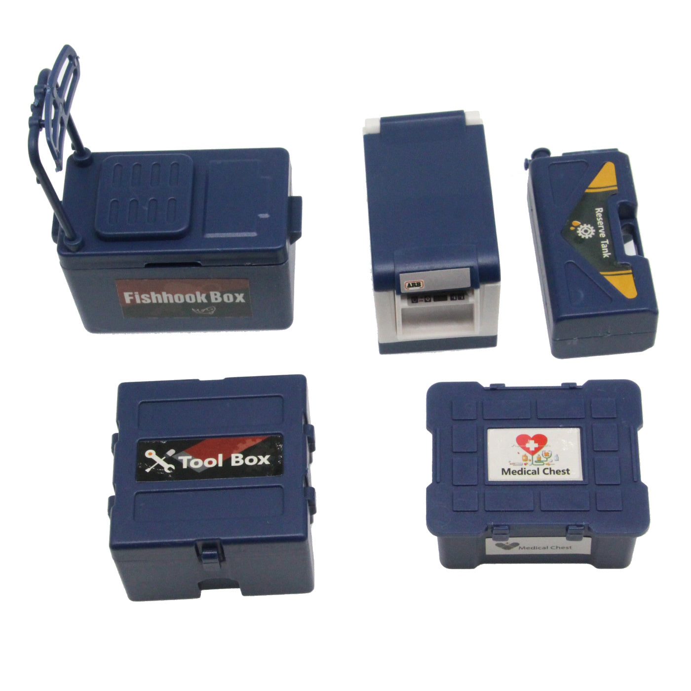 Powerhobby 5PC 1/10 Crawler Accessories Blue - PowerHobby