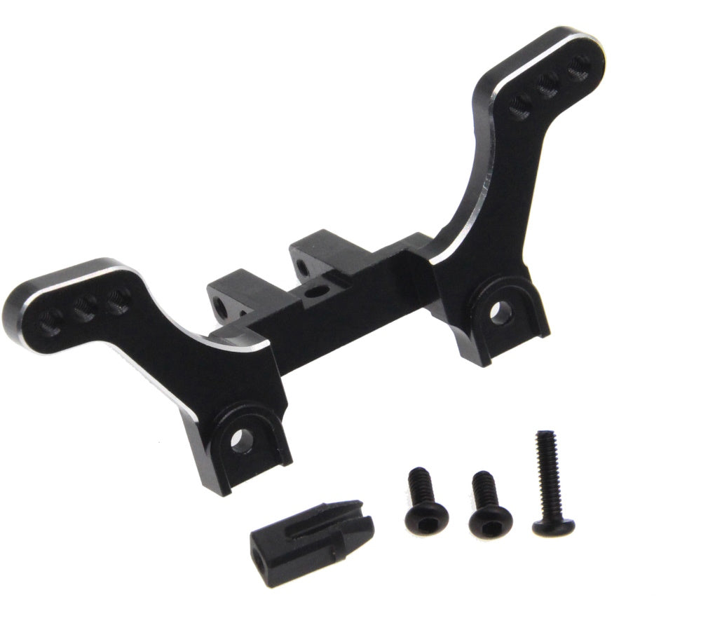 Powerhobby Aluminum Rear Shock Tower Black Kyosho Mini-Z MB-010 - PowerHobby