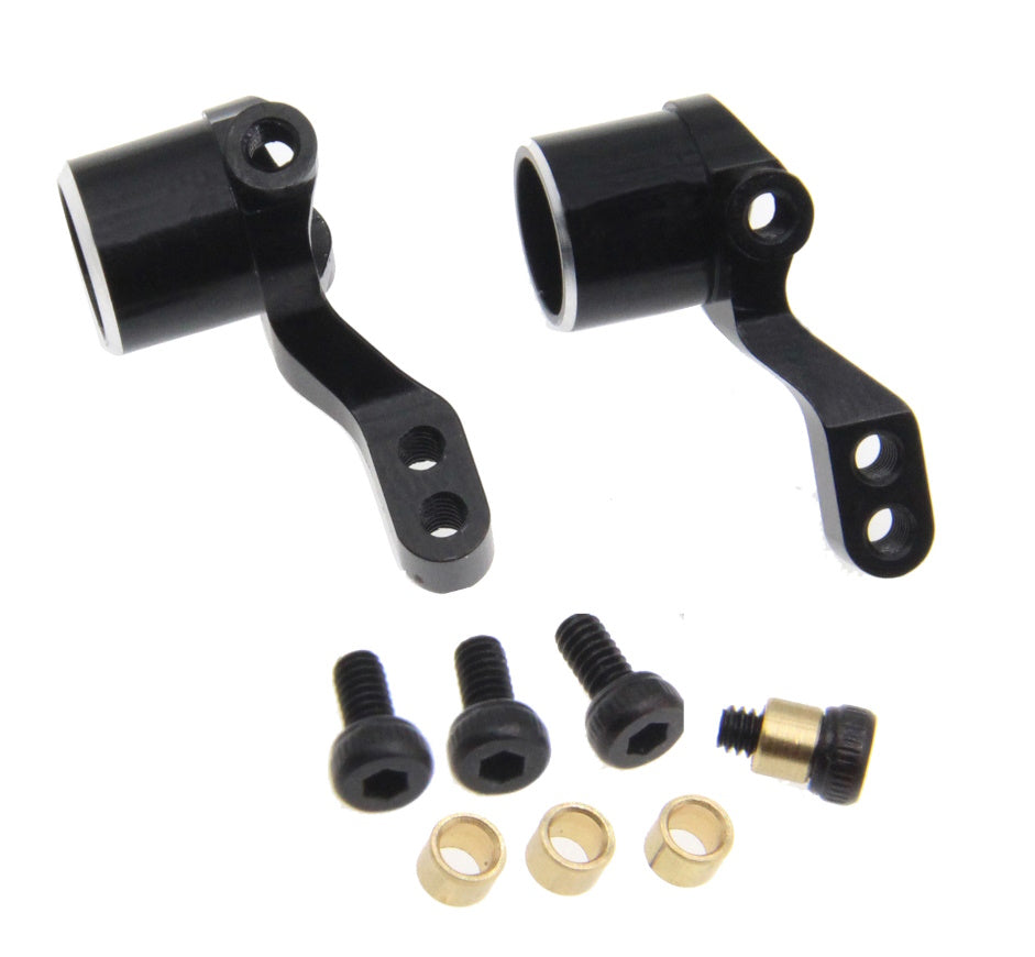 Powerhobby Aluminum Knuckle Arm Black Kyosho Mini-Z MB-010 - PowerHobby
