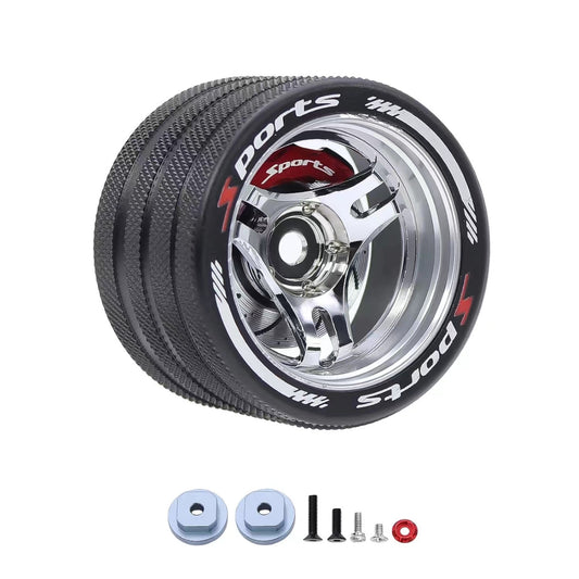 Powerhobby Aluminum Steering Wheel Silver Airtronics M12.