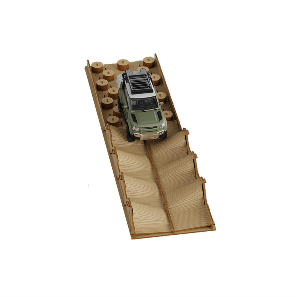 High Density RC Crawler Wood Trail Small Hill Bridge (I Style)