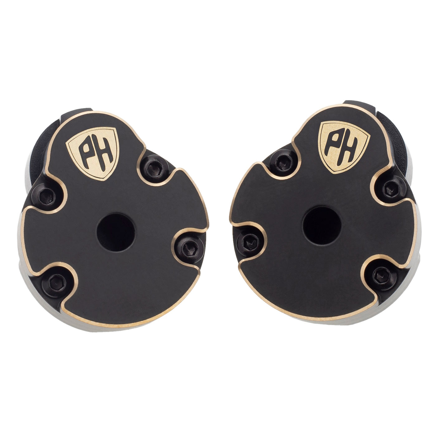 Powerhobby Brass Front Axle Portal Knuckle + Gear Cover Redcat