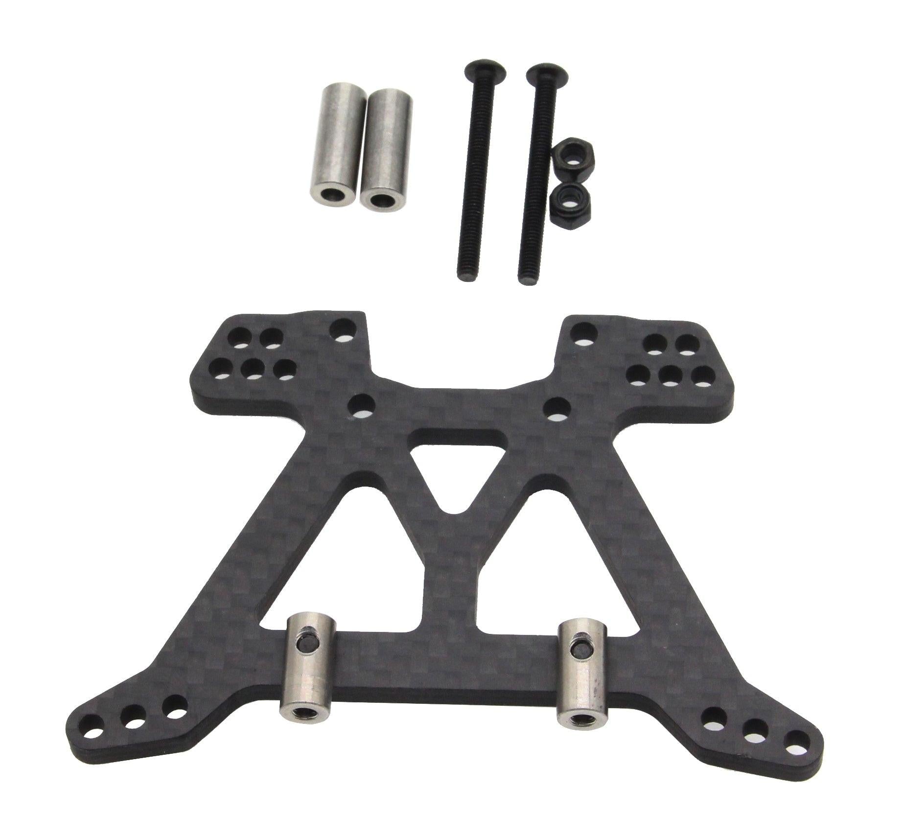 Powerhobby 4mm Carbon Fiber Rear Shock Tower FOR Traxxas Slash