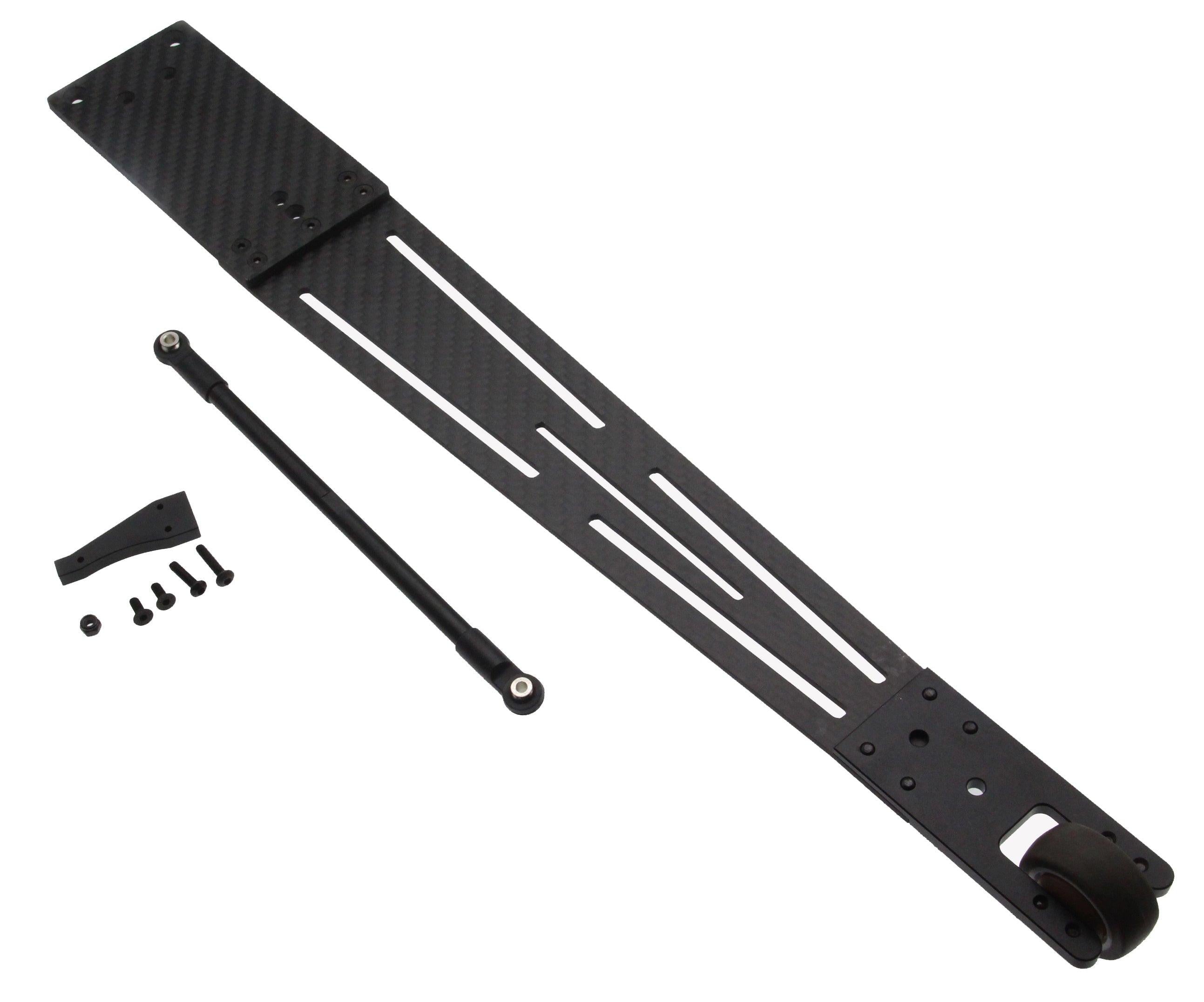 Aluminum Wheelie Bar For HPI Savage XS Flux - CNC Machined Performance Upgrade, Orange Anodized Finish