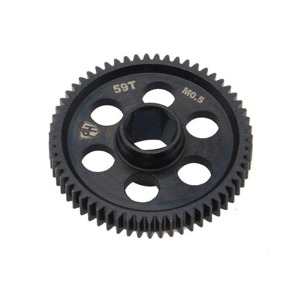 Ingranaggio Scala Principale In Acciaio CNC PowerHobby: Modulo 0.5, 59T Per Arrma Granite E Mojave GROM - Foto 2