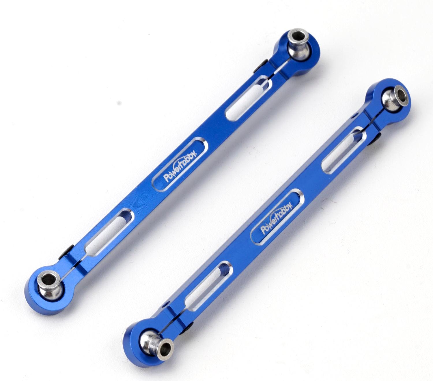 Powerhobby Aluminum Steering Turnbuckles Toe Links Blue FOR