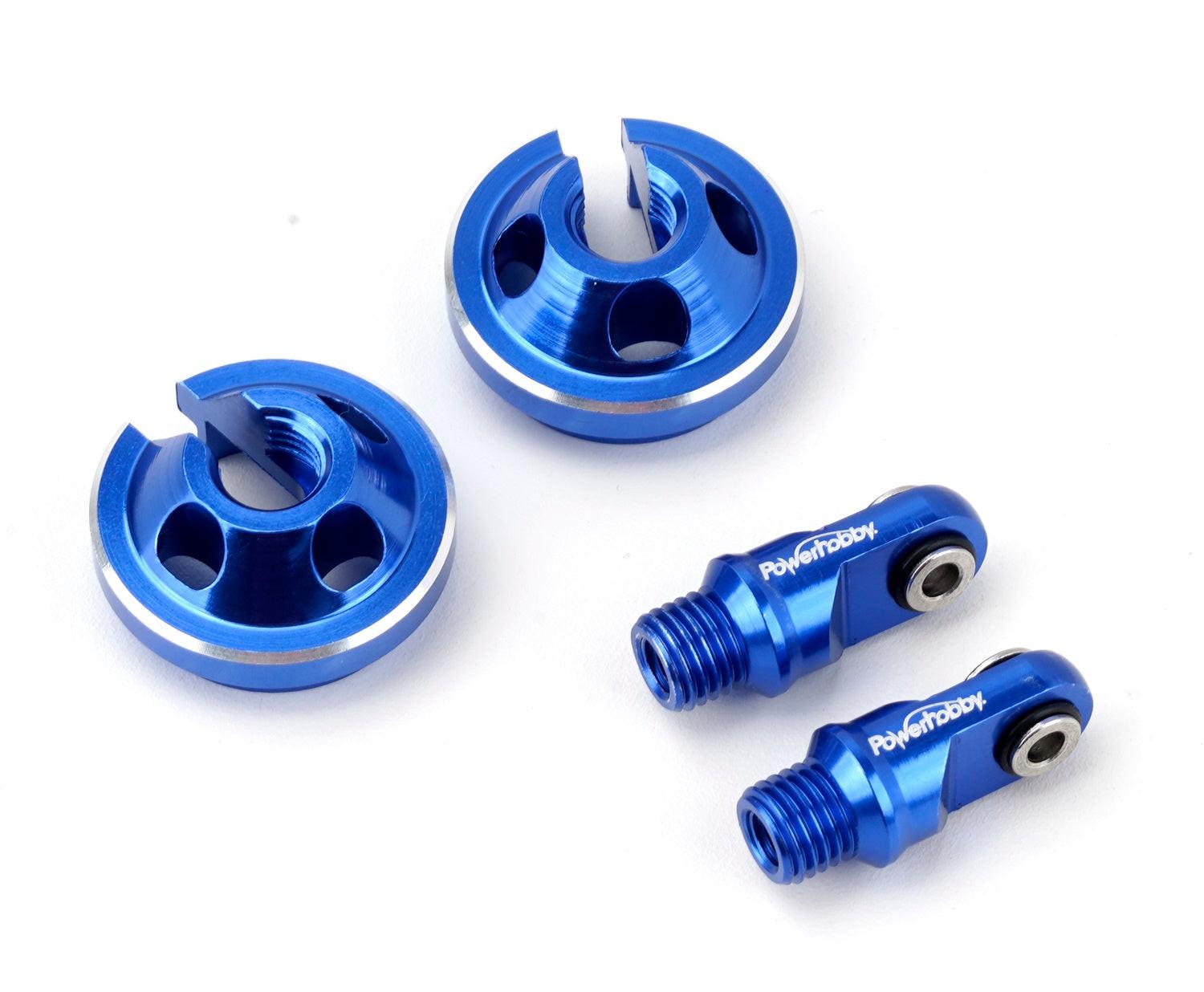 Powerhobby Aluminum Shock Ends Blue FOR Traxxas Maxx Slash | PowerHobby