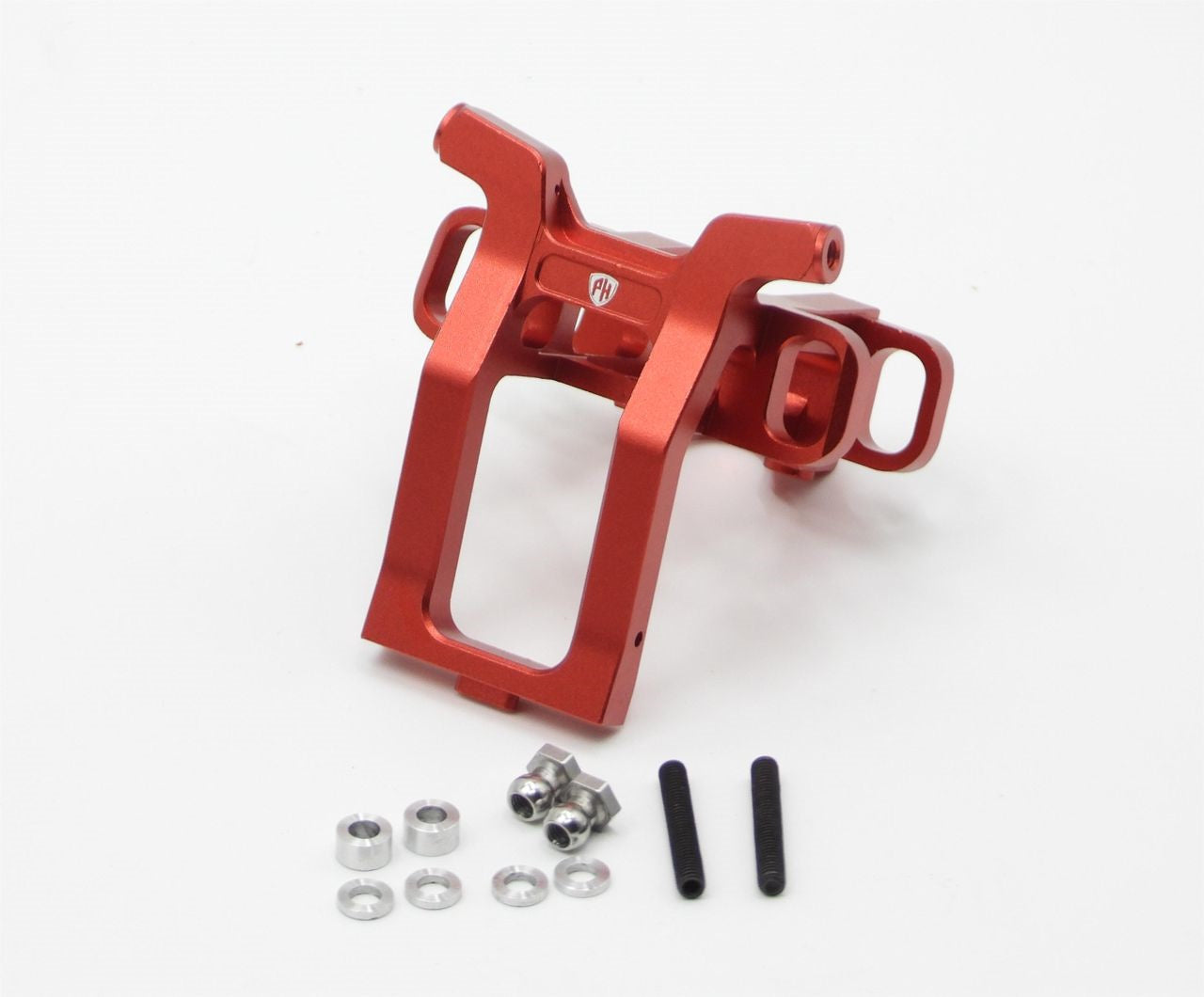 Powerhobby Aluminum Integrated Front Bulkhead Mount Red MST RMX 2.5