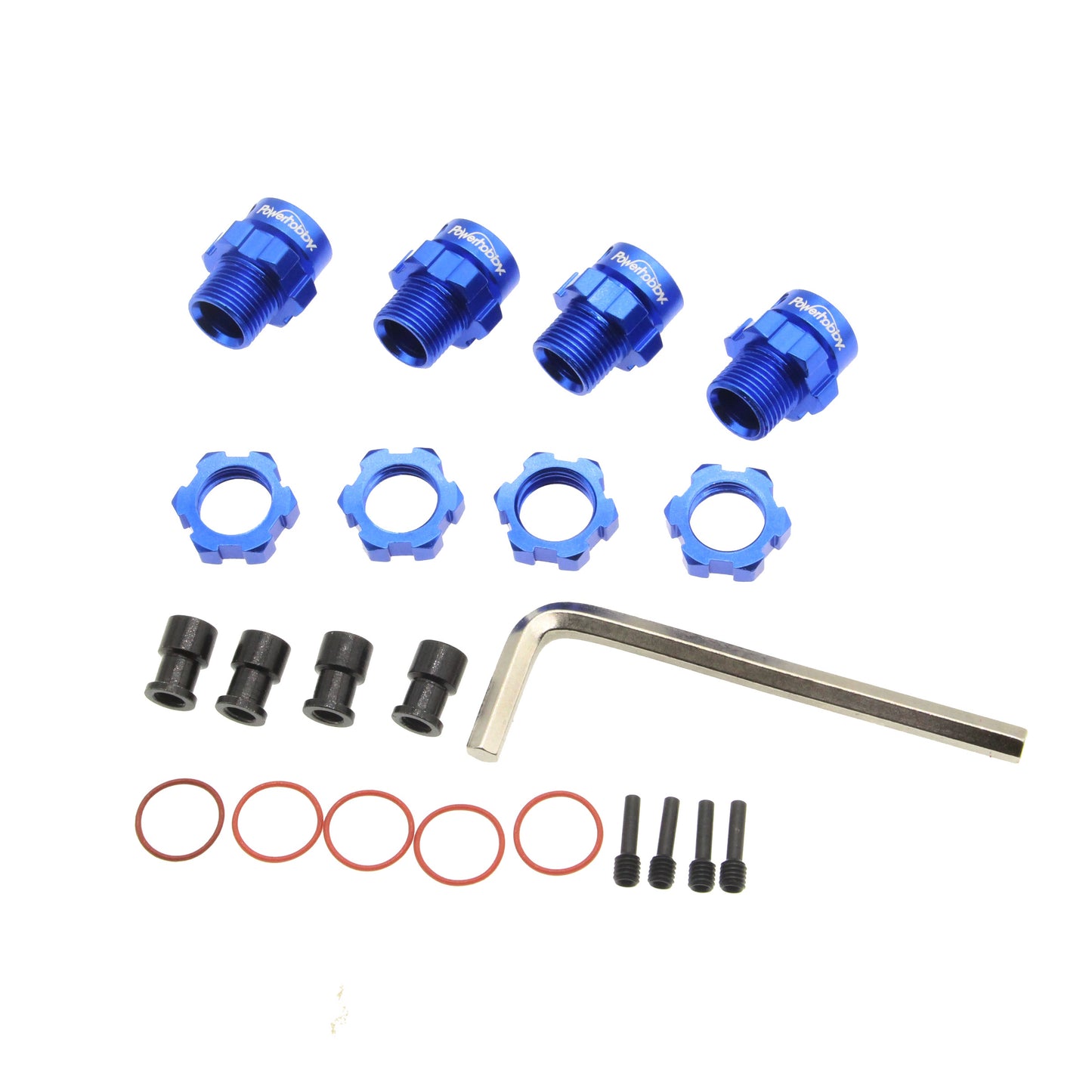 Powerhobby 17mm Aluminum Wheel Hex FOR Traxxas XO-1 E-Revo E-Maxx T-Maxx Summit