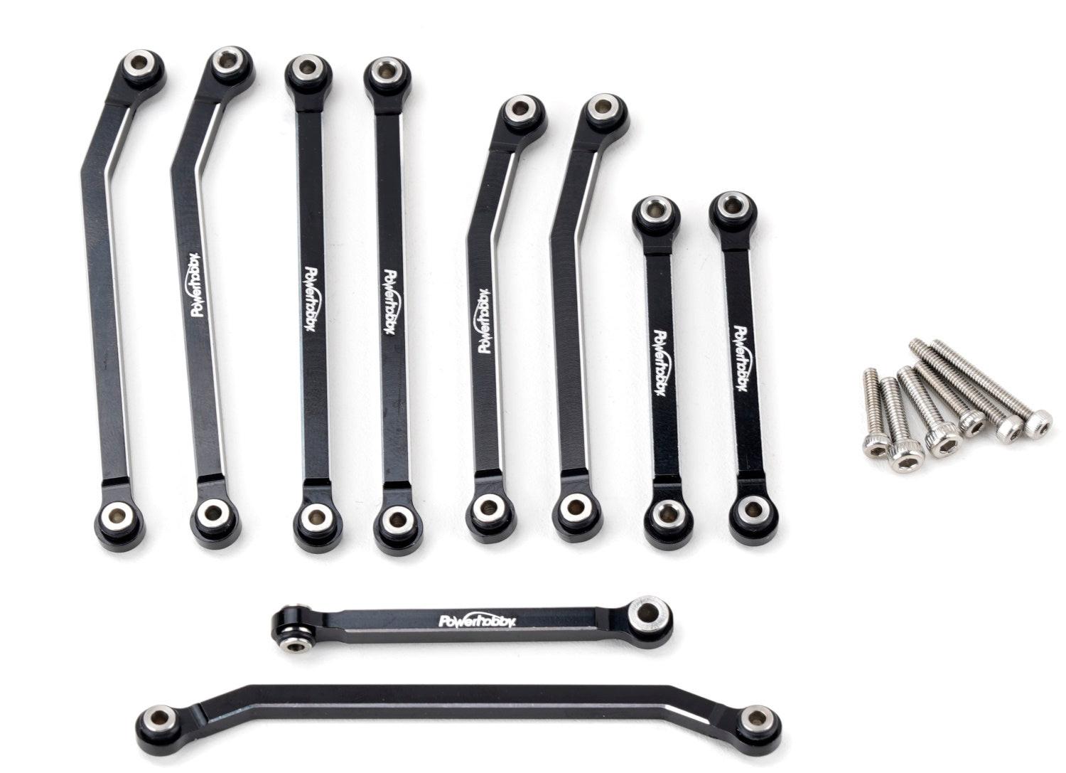 Powerhobby Aluminum High Clearance 4-Links w/Steering Link Redcat