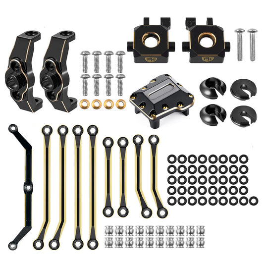 Powerhobby Steering Knuckle Link Diff Cover Caster Blocks Spring Shock: TRX-4M