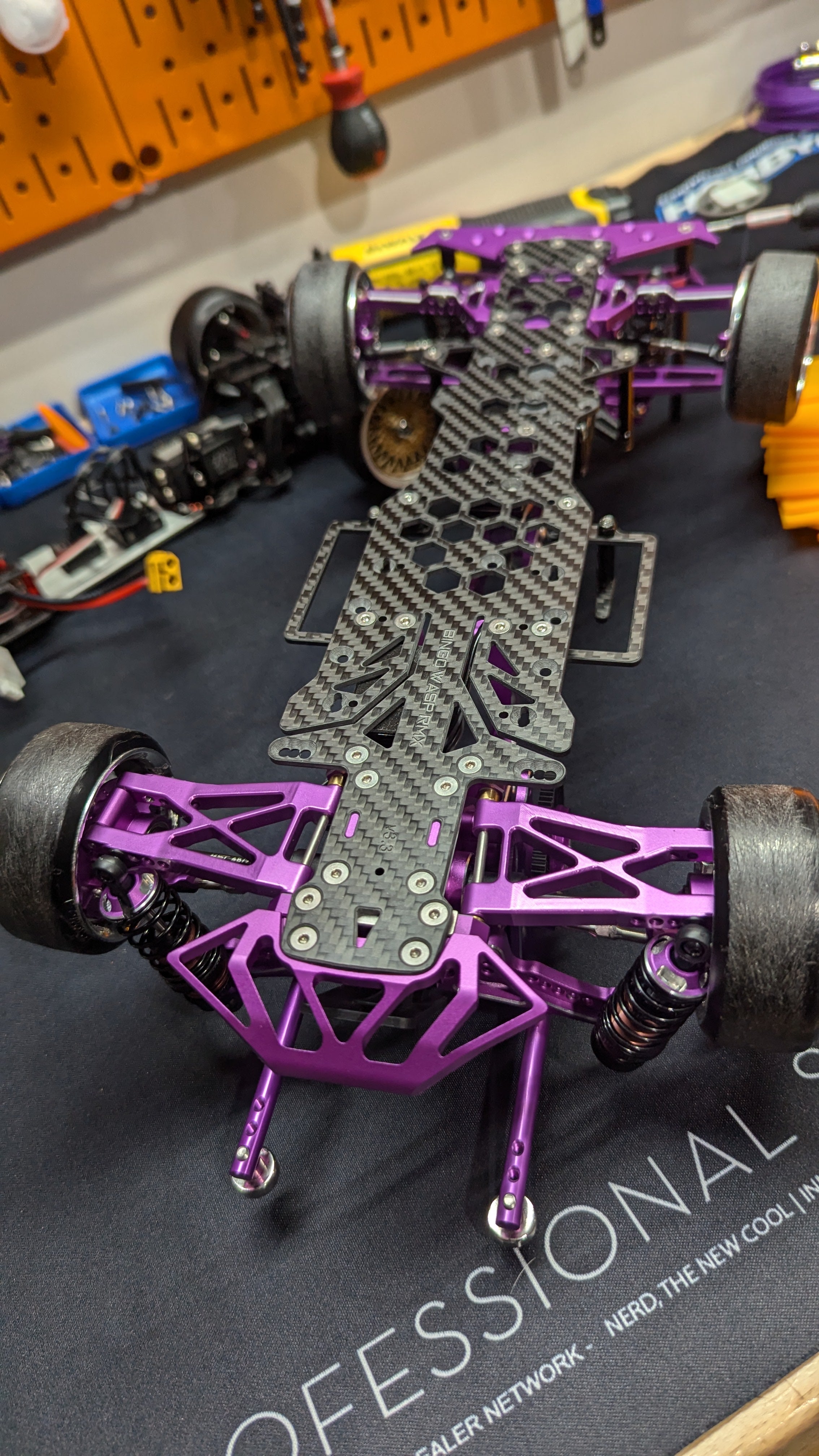 Powerhobby Aluminum Rear Bumper Purple MST RMX 2.5 | PowerHobby