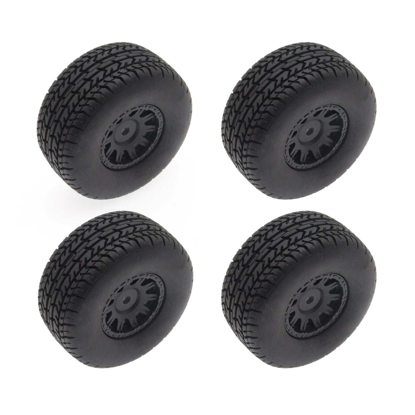 Mounted Tires / Wheels (4) Arrma Grom Granite Black
