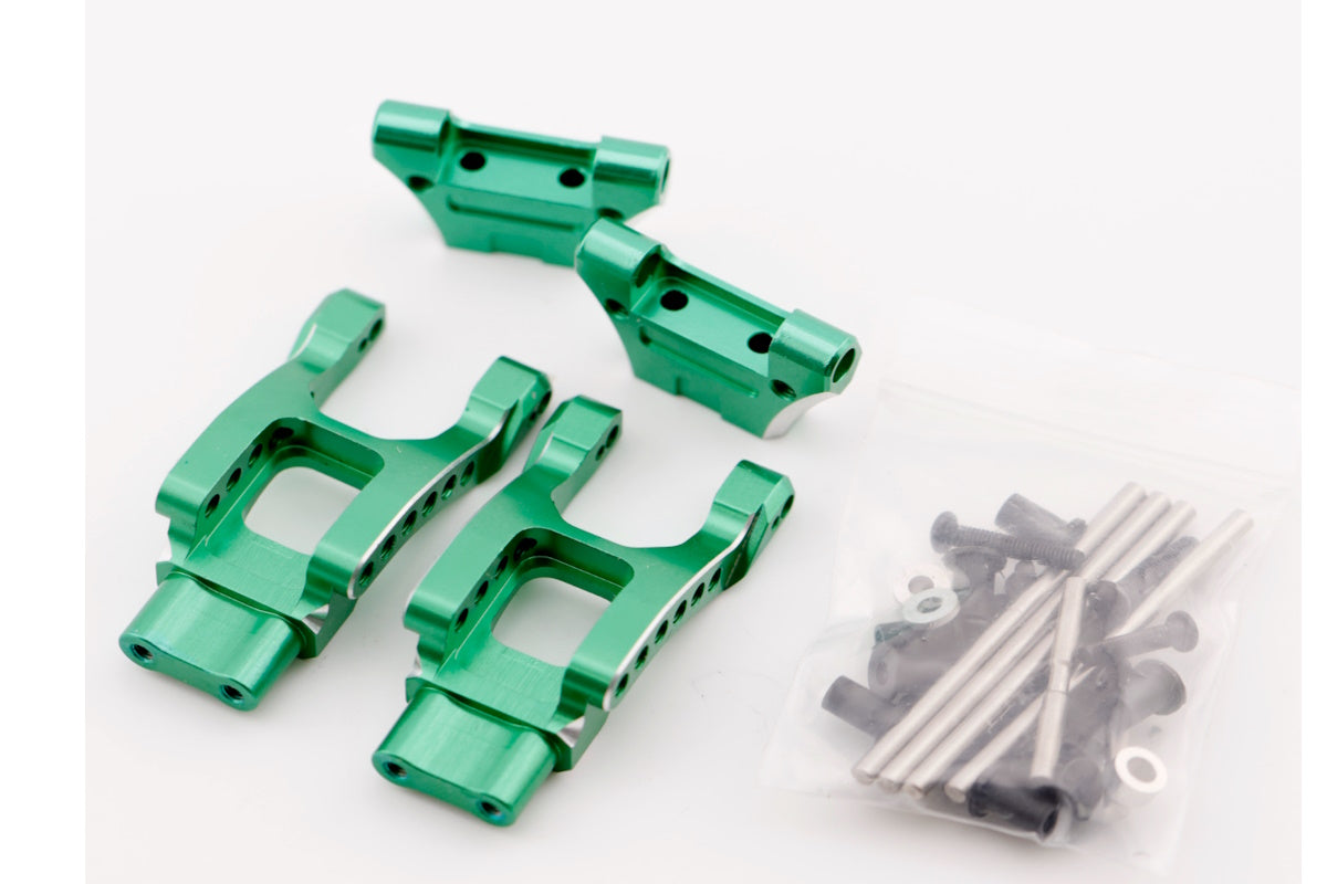 Powerhobby MB Aluminum Adjustable Rear Lower Arms Green MST RMX 2.5 / 2.0